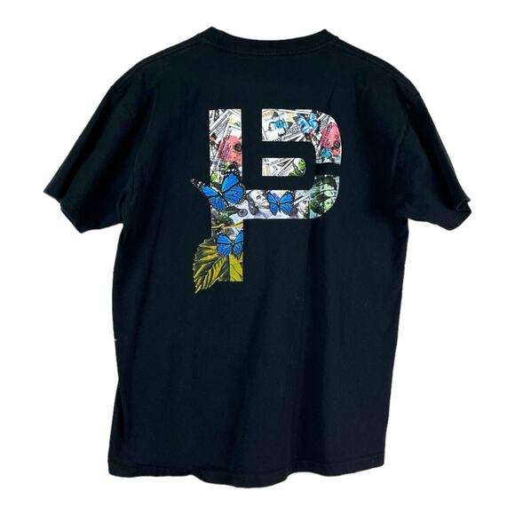 Brooklyn Projects Zumiez Men’s T-shirt Short Sleeve Black Butterfly Size Large - Picture 3 of 8